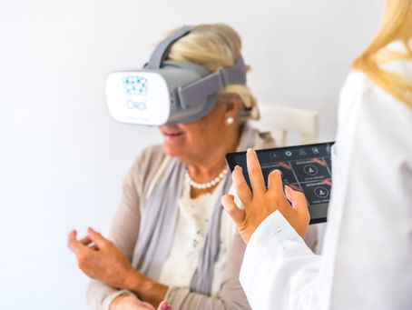 Efficient therapies in elderly care with virtual reality